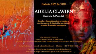 Exposition "Abstraits & Pop Art" de Adelia Clavien