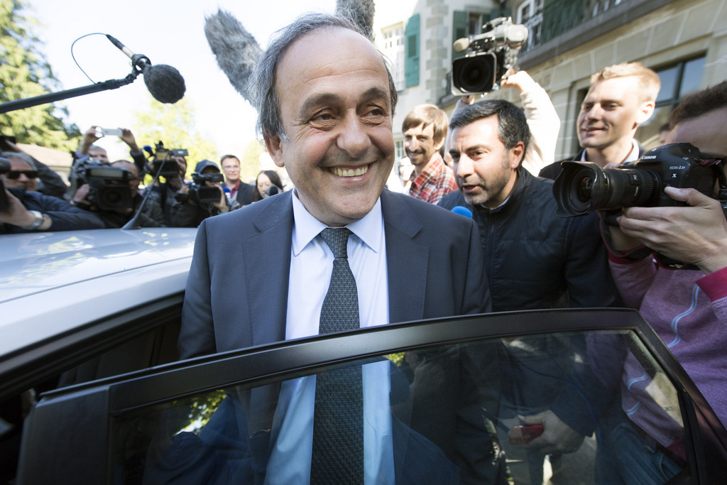 Michel Platini semble quitter l'UEFA en des termes plutôt coridaux (archives).