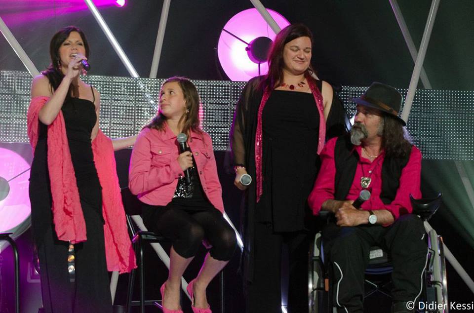 La famille Moret de Muraz a interprété "La vie en rose" lors de la finale samedi soir. Presque un slogan pour elle. 
