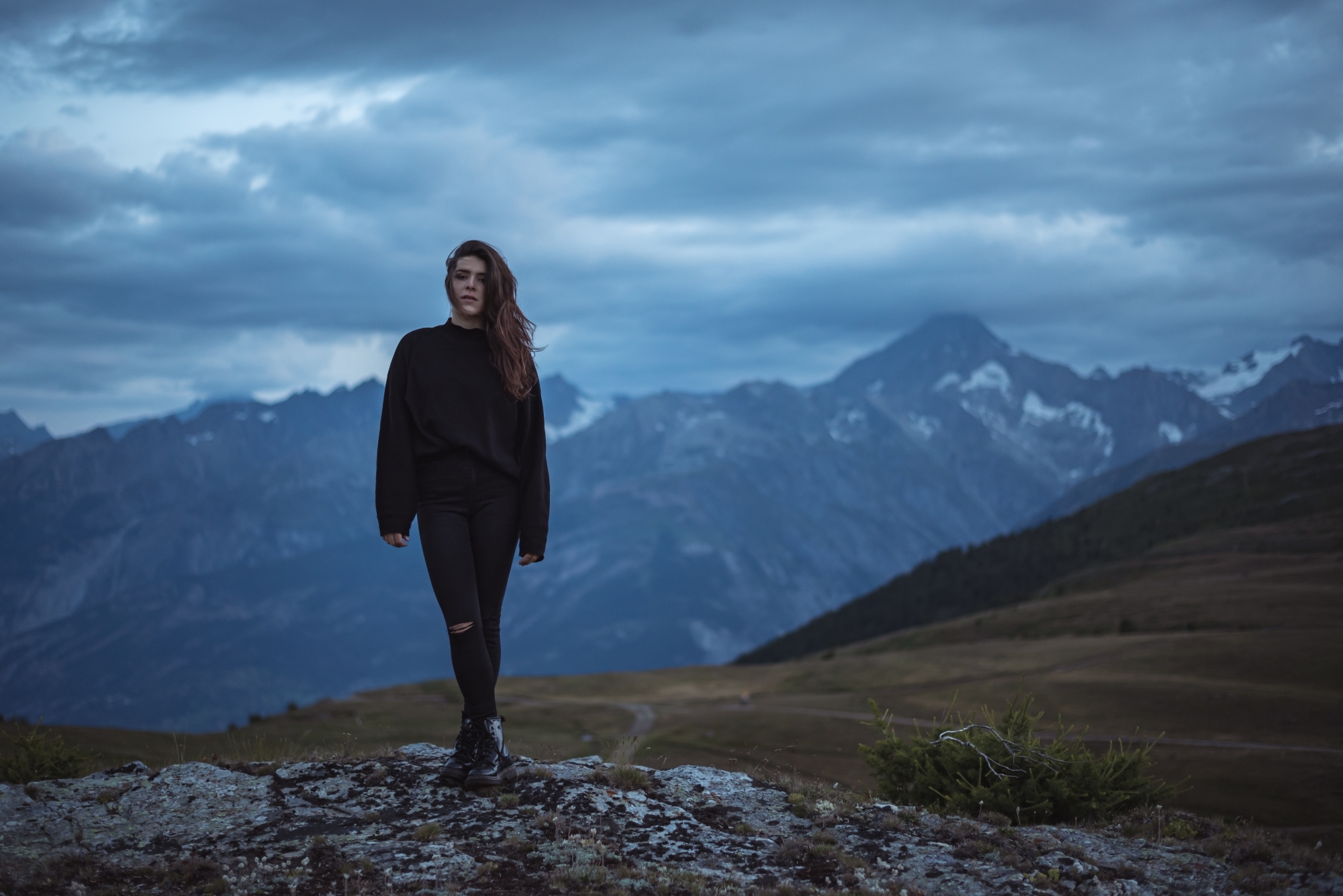 
La Valaisanne vit depuis six ans en Suisse alémanique où elle a lancé son projet «Dark Pop». 
