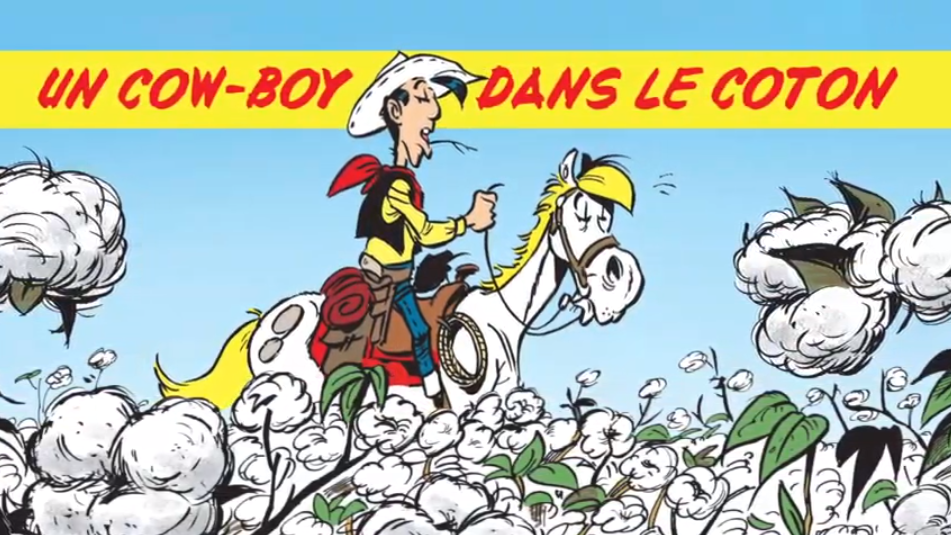 "Un cow-boy dans le coton", qui sort vendredi, est le troisième épisode de Lucky Luke signé du scénariste Jul et du dessinateur Achdé.