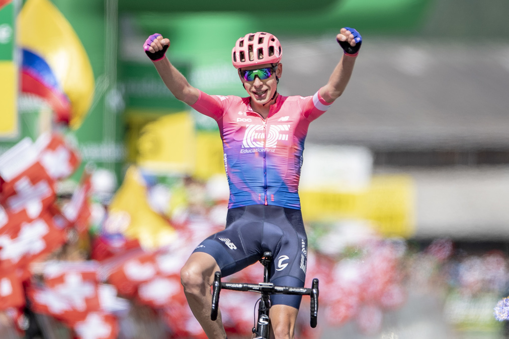 Hugh Carthy a remporté en solitaire la 12e étape du Tour d'Espagne (archives).