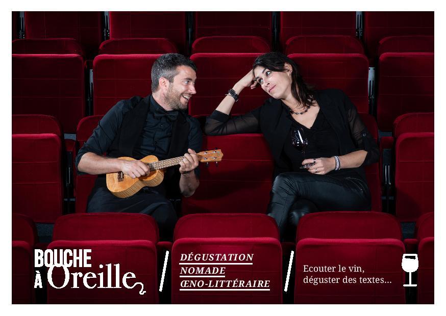 La dégustation oeno-littéraire du duo Mathieu Bessero-Belti et Marie Linder est l'une des propositions artistiques disponibles sur la nouvelle plateforme.