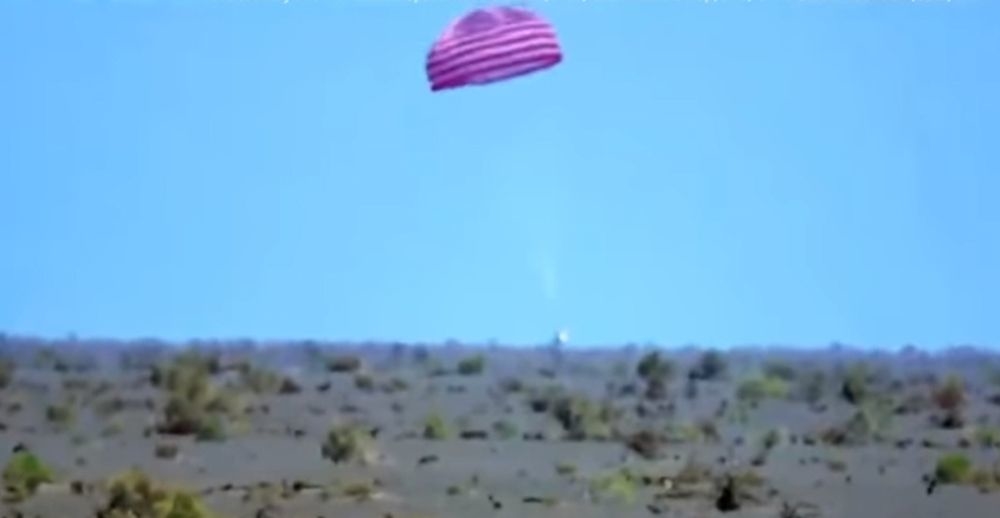 La capsule a touché Terre vendredi vers 13h35 locales (07h35 heure suisses) dans le désert de Gobi, dans le nord-ouest de la Chine.