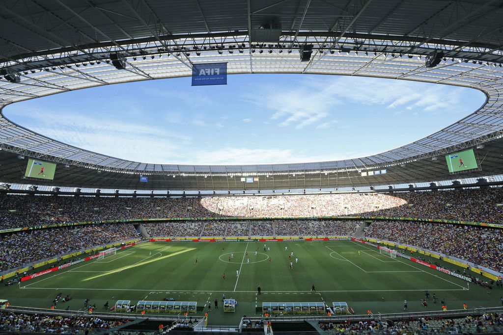 Le stade de Fortaleza au Brésil. 