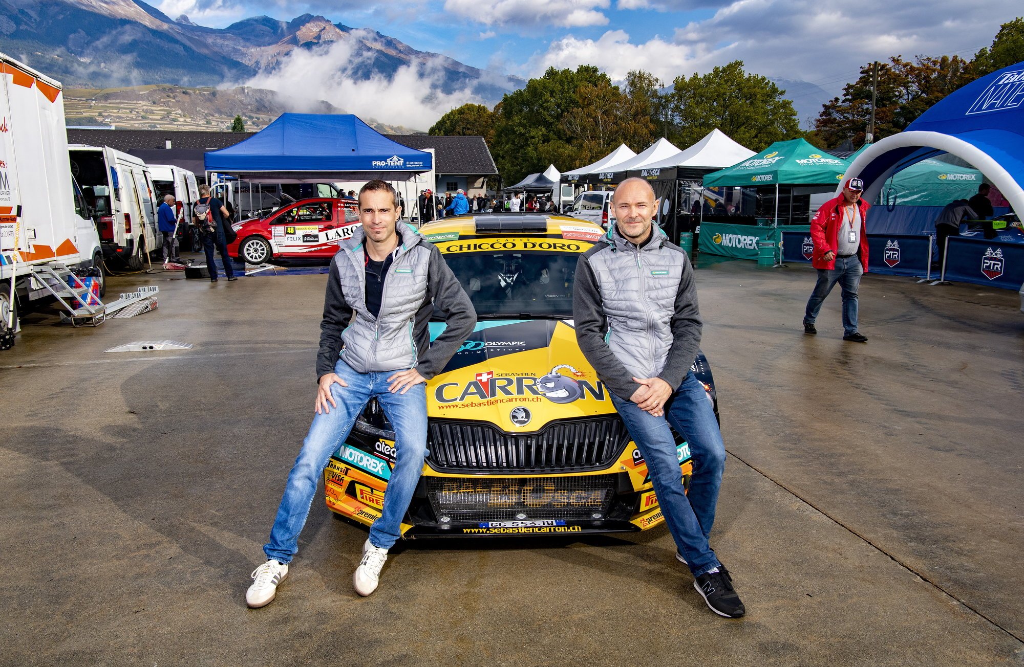 Vingt ans de collaboration et un douzième départ commun sur le Rallye international du Valais pour Lucien Revaz et Sébastien Carron.