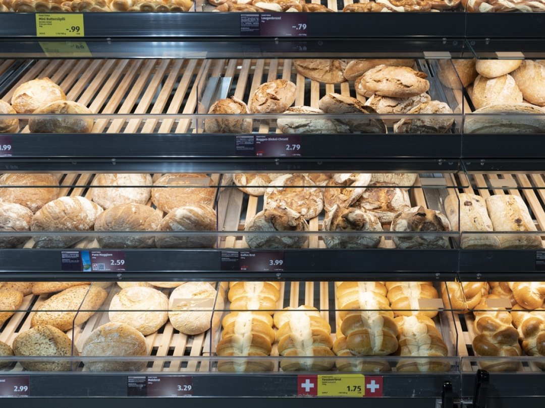 Dans la grande distribution, le prix du pain a augmenté de 7% à 13%.