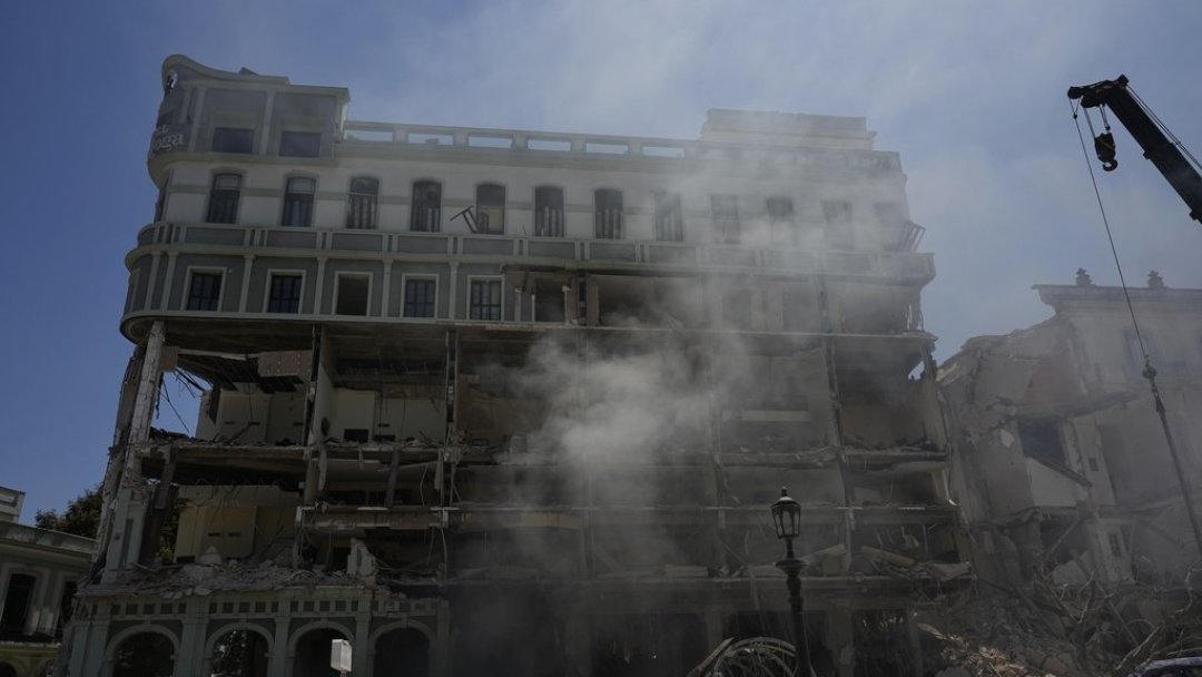 Cuba: explosion dans un hôtel en travaux du centre de La Havane