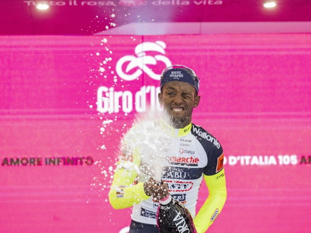 Girmay est devenu mardi le premier coureur noir d'Afrique vainqueur d'une étape de grand tour.