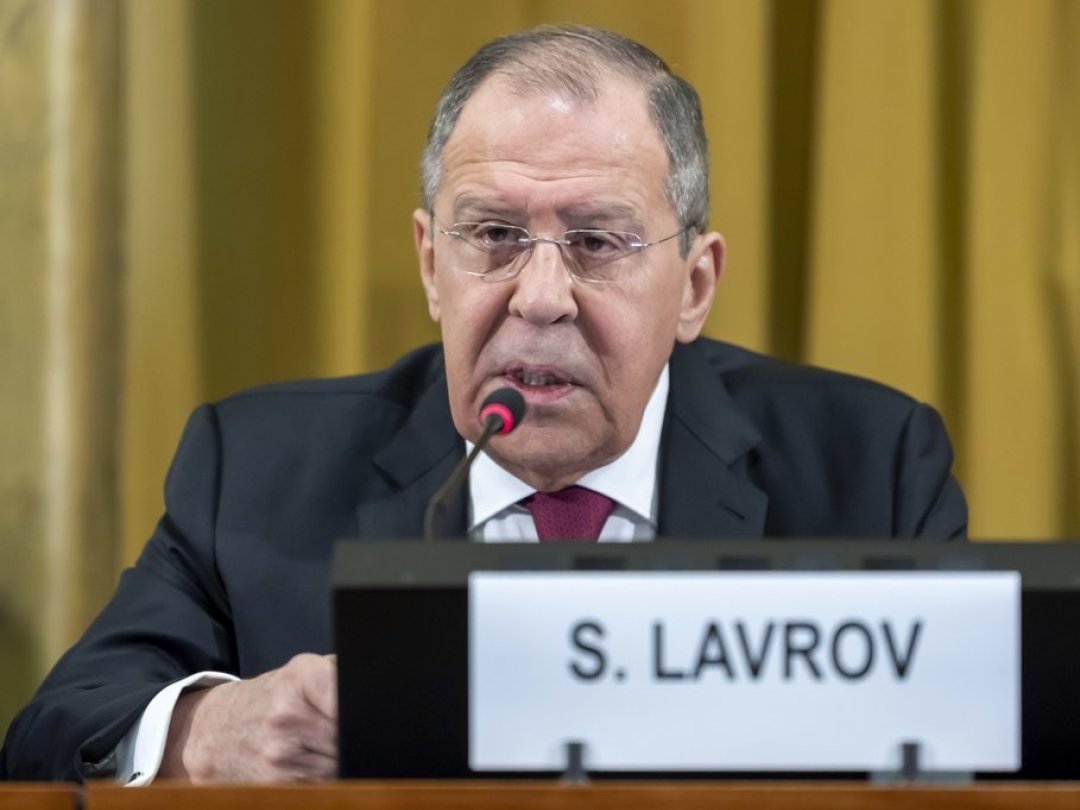Le ministre russe des Affaires étrangères Sergueï Lavrov a demandé à la Suisse de revenir à sa "politique de neutralité".