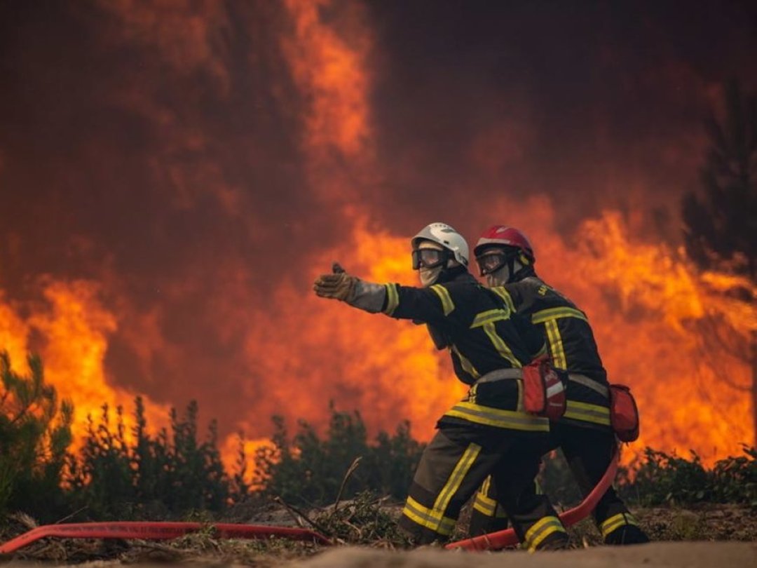 Les pompiers luttent depuis plus d'un mois contre les incendies en Gironde.