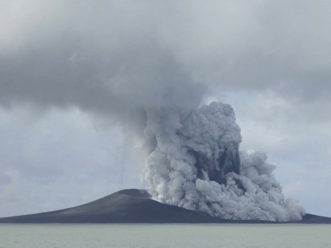 L'éruption a projeté des débris à plus de 40 km d'altitude, atteignant pour la première fois la mésosphère (archives).