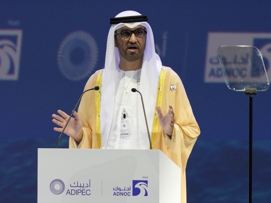 Sultan Ahmed al-Jaber, ministre émirati de l'Industrie, chef du géant pétrolier ADNOC et envoyé spécial pour le changement climatique, présidera la COP28.
