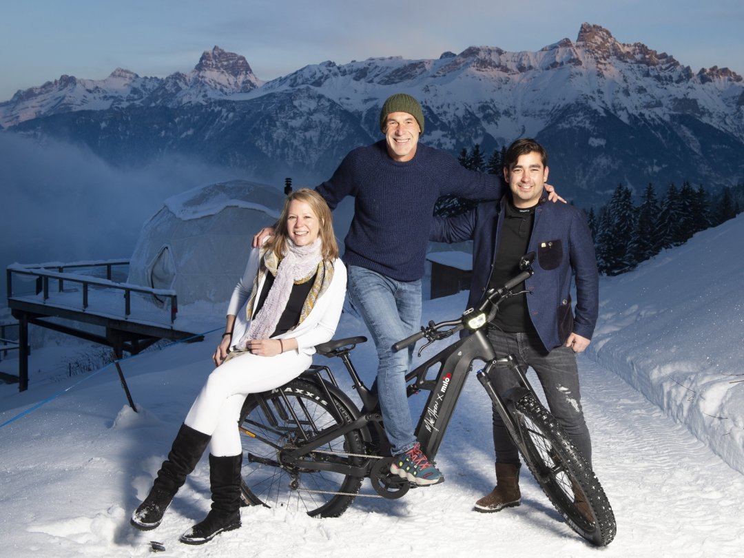 Cofondateurs de Miloo, Anna Bory et Daniel van den Berg ont conçu leur nouveau vélo électrique en collaboration avec l’explorateur Mike Horn.