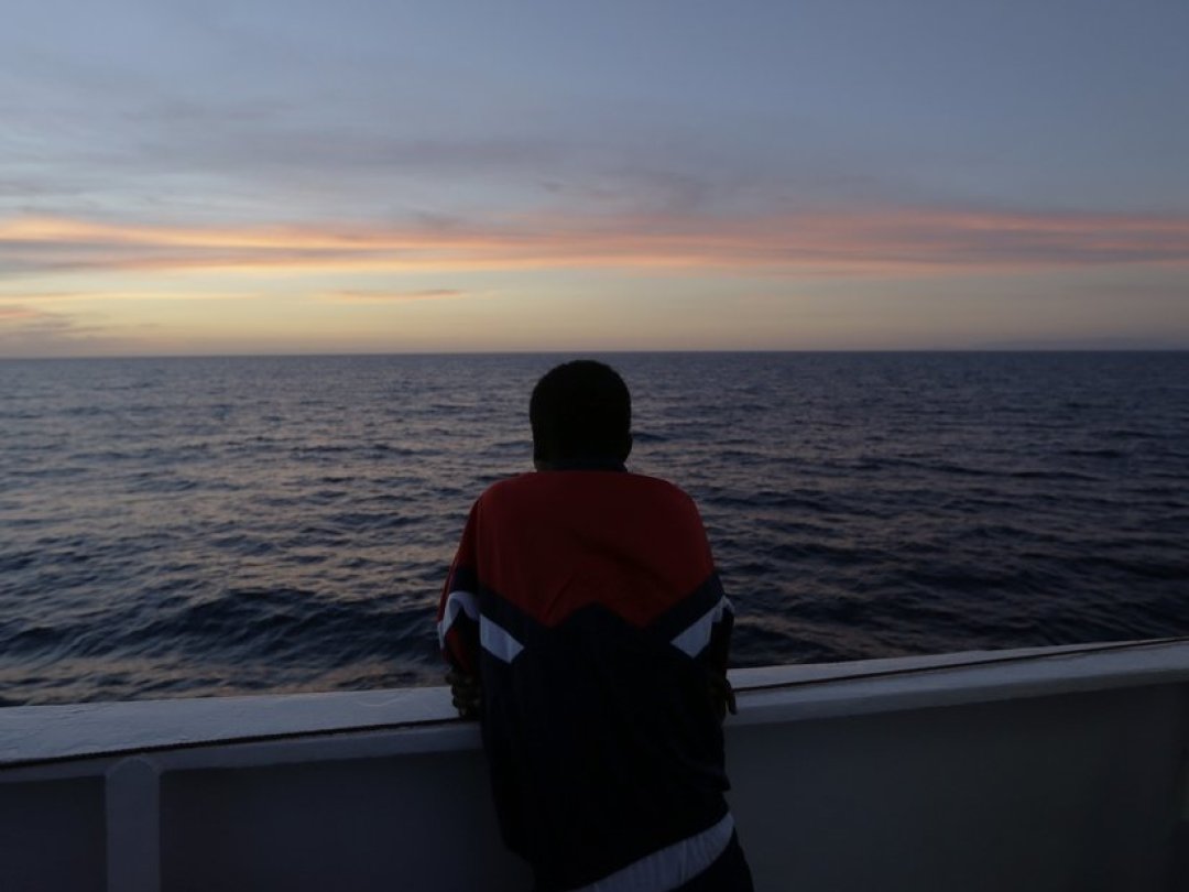 Sept survivants du naufrage sont parvenus à regagner les côtes libyennes (illustration).