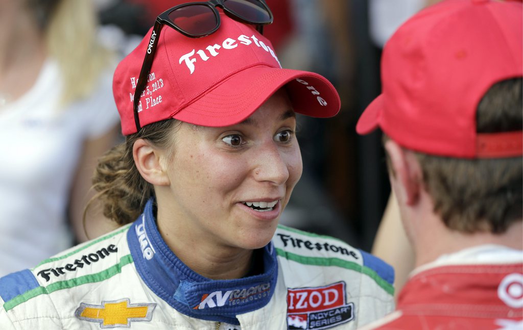 Simona De Silvestro a obtenu samedi à Houston son tout premier podium en Série IndyCar. La Vaudoise de 25 ans s'est classée deuxième.
