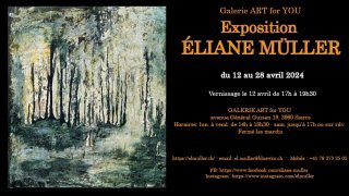 Exposition Eliane-Müller - du 12 au 28 avril