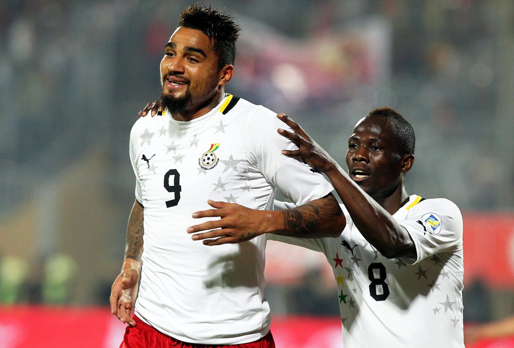Les Ghanéens Kevin-Prince Boateng et Emmanuel Agyemang Badu seront du voyage cet été lors du Mondial au Brésil. 
