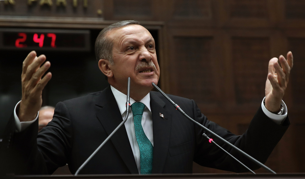 Turkey's Prime Minister Recep Tayyip 