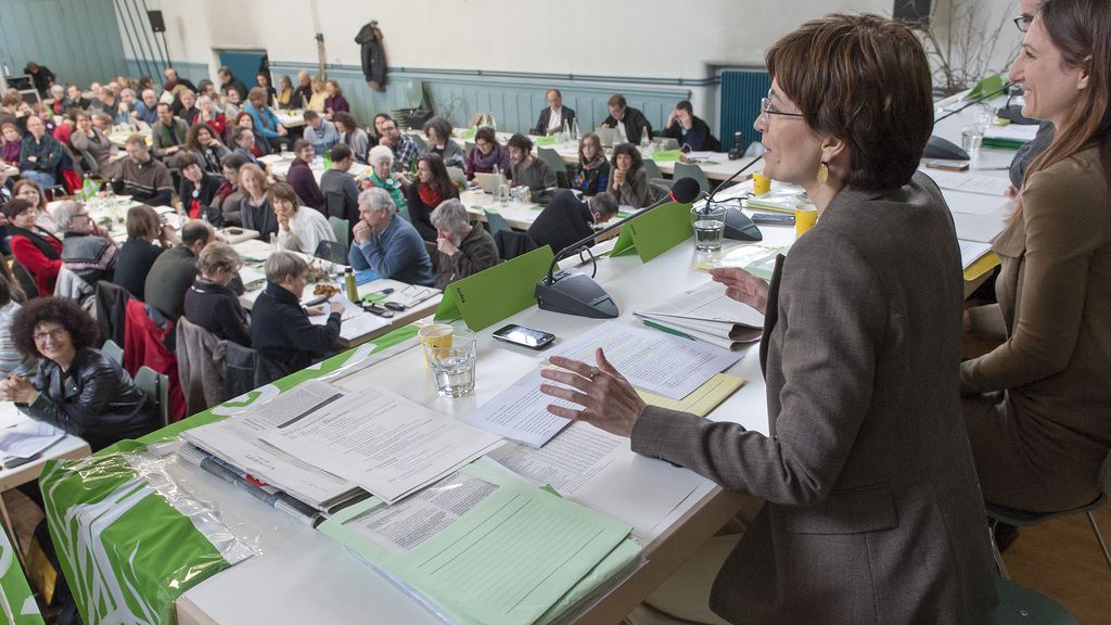 Les Verts étaient réunis en assemblée générale ce samedi à Delémont.
