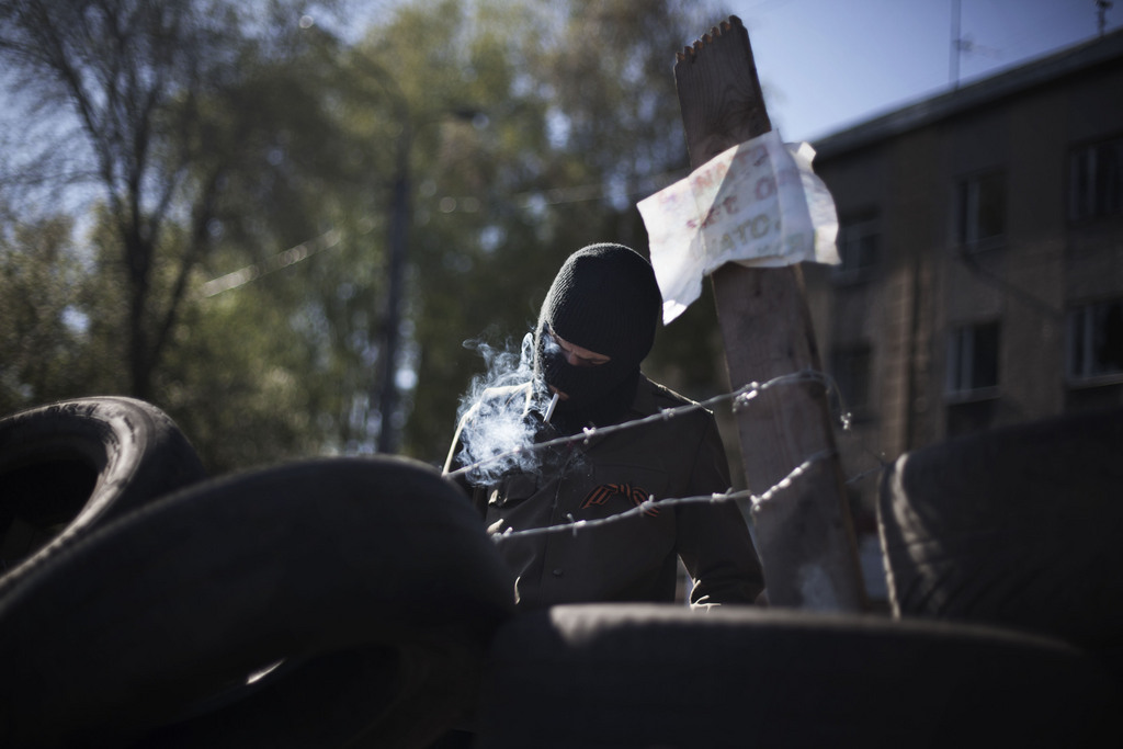 Des hommes en treillis et masqués se sont emparés mercredi de bâtiments publics dans la ville de Horlivka ce mercredi à l'est de l'Ukraine.