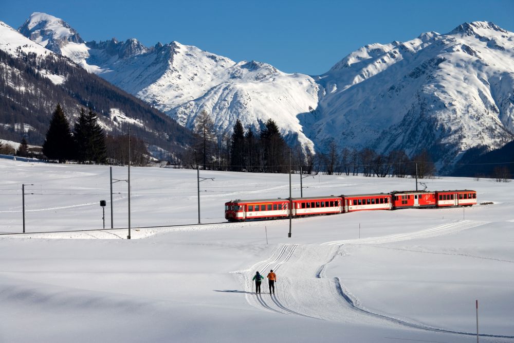 Le train Matterhorn Gotthard Bahn 