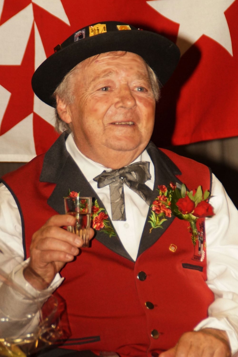 Eugen Roten chante dans le Jodlerclub Alpenrössli sierrois depuis 50 ans. 