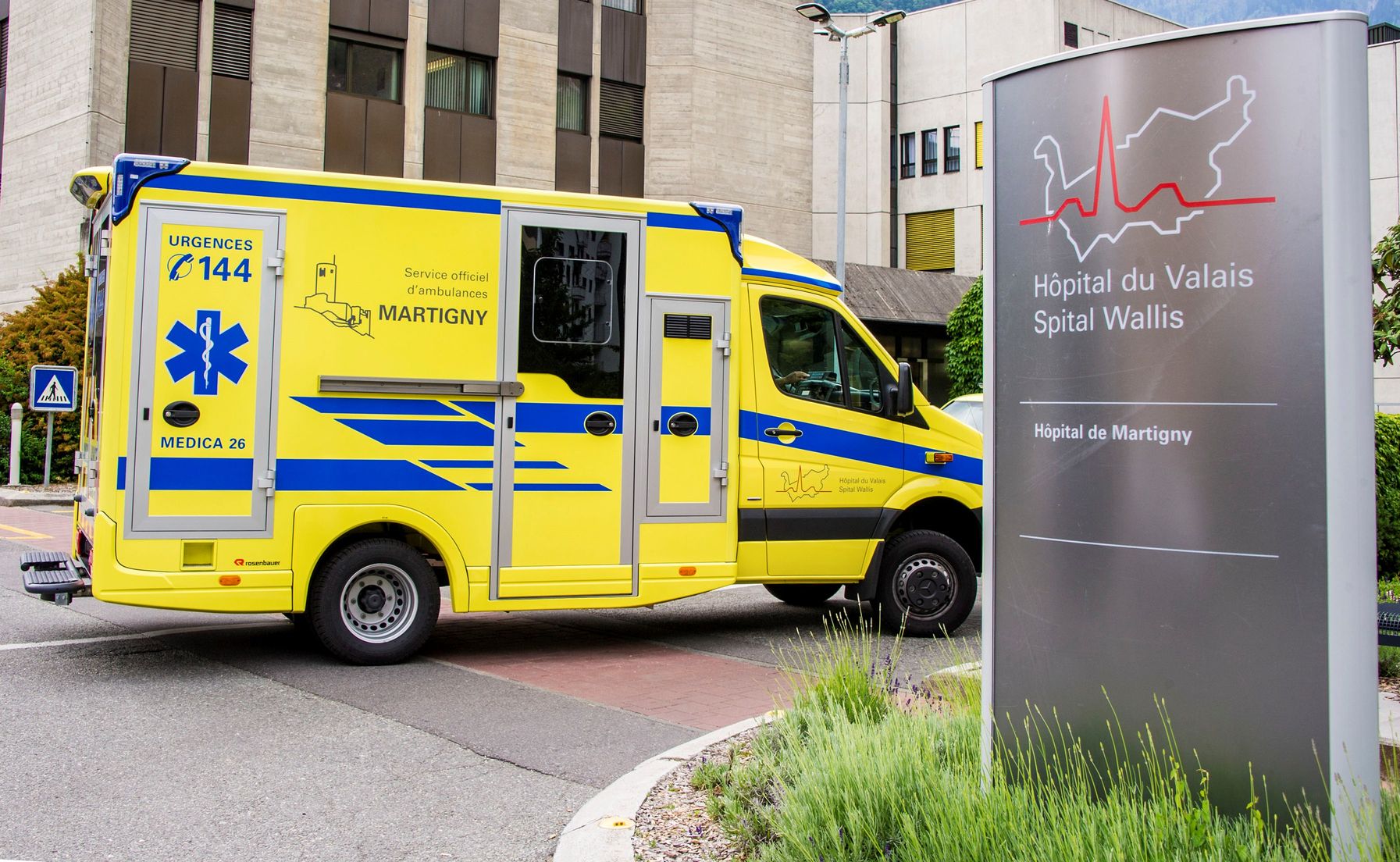 La nouvelle ambulance qui sera mise en service le 1er juillet à Martigny