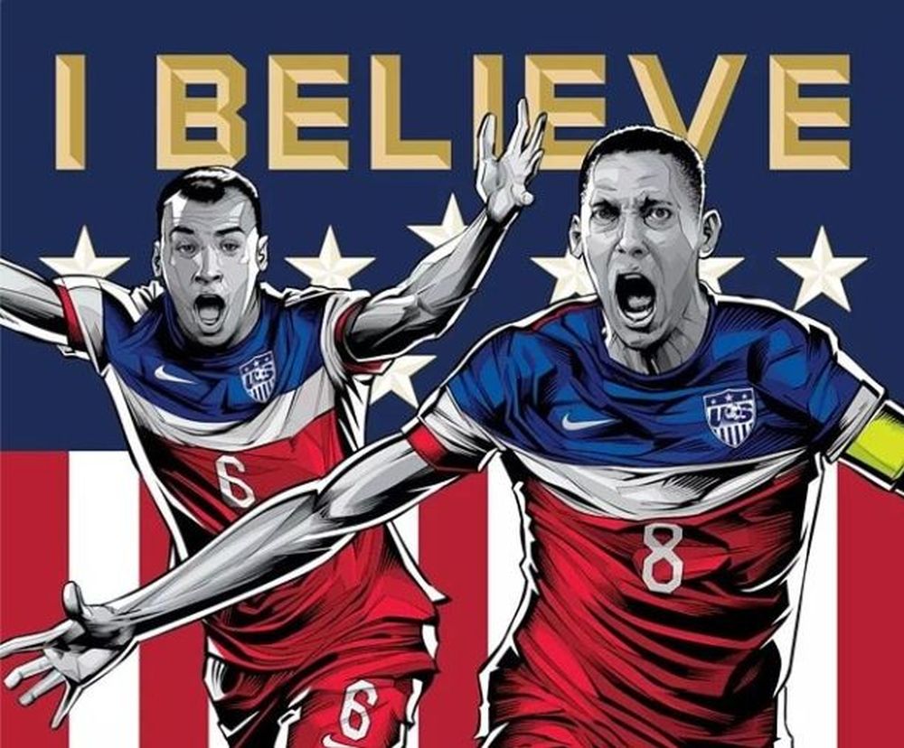 John Brooks et Clint Dempsey font partie de la sélection américaine qui fait rêver tout un peuple durant ce Mondial.