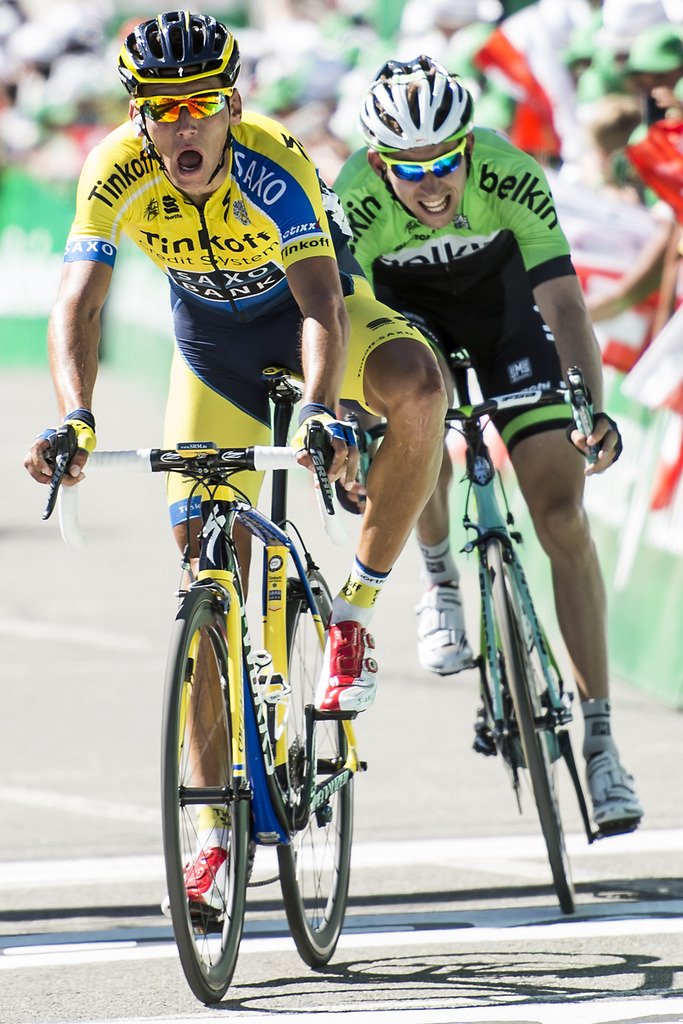 Roman Kreuziger, à gauche, a notamment participé au dernier Tour de Suisse.