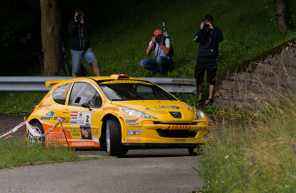 Sébastien Carron et son co-pilote Lucien Revaz ont réalisé une très belle opération au rallye du Tessin.