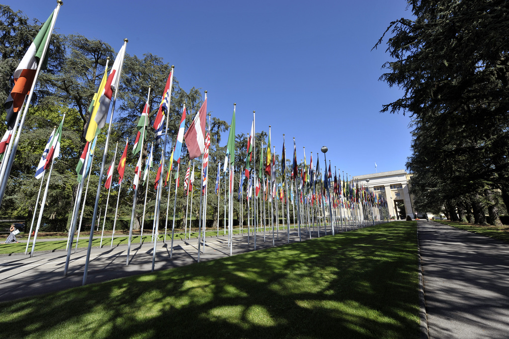 Des militants kurdes ont tenté de s'introduire dans l'enceinte de l'ONU à Genève mardi.