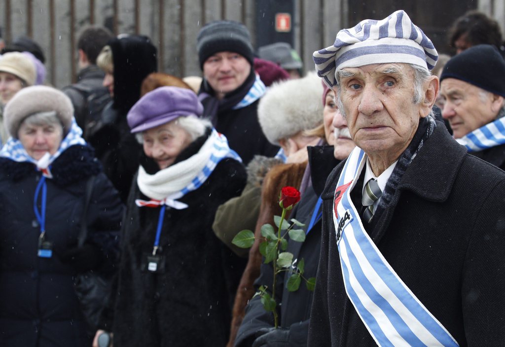Ce mardi, des survivants d'Auschwitz - où plus d'un million de personnes ont été exterminées - étaient présents.