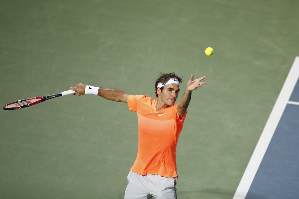 Roger Federer n'a pas encore trouvé d'adversaire à sa hauteur à Dubaï.