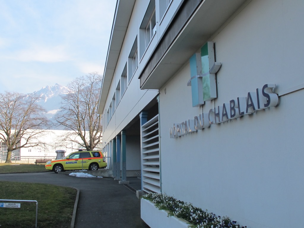 Le site d'Aigle de l'Hôpital Riviera-Chablais