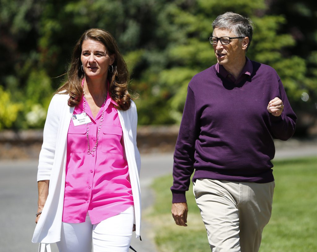 Bill et Melinda Gates, les généreux donateurs.