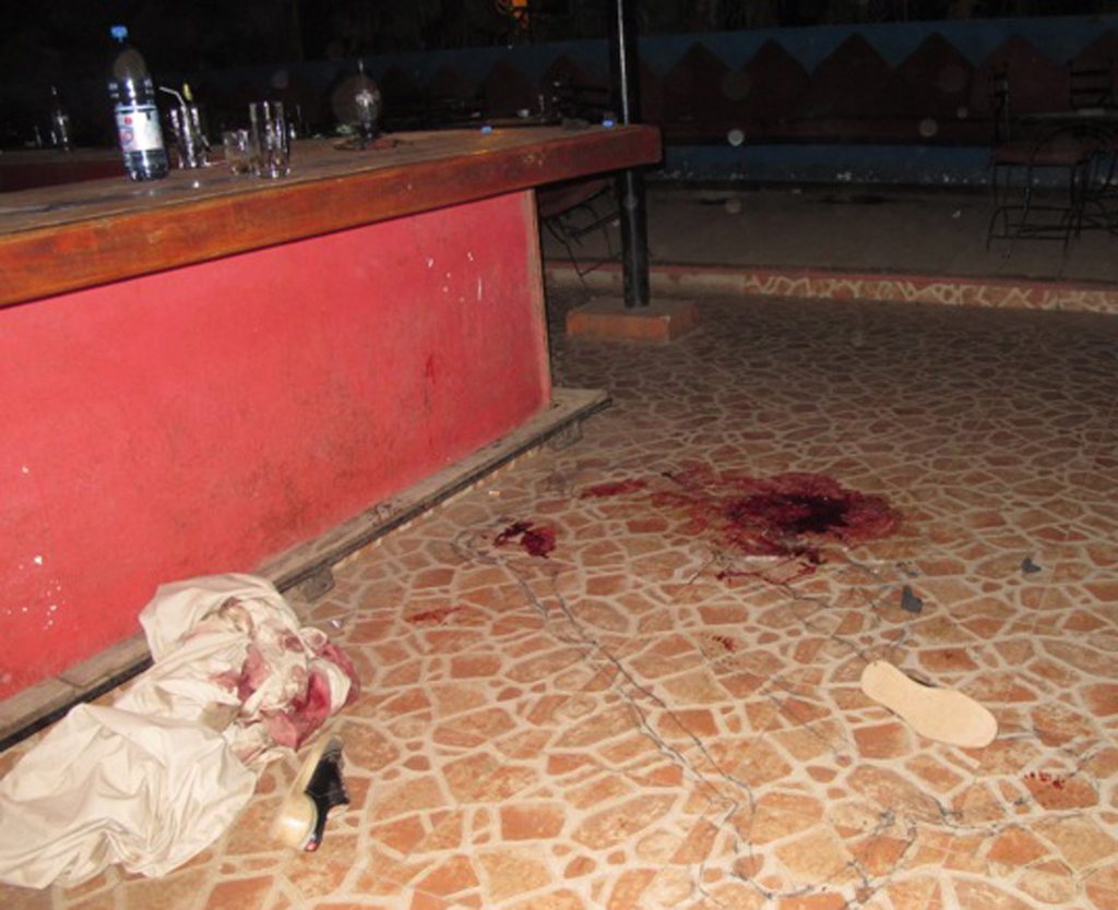 Le bar 'La Terrasse' de la Rue Princesse de Bamako a été le théâtre d'une présumée attaque terroriste.