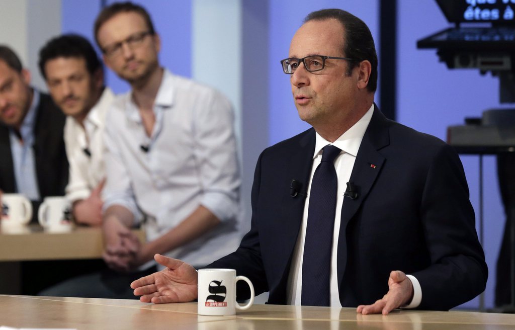 François Hollande était l'invité, en direct, de l'émission "Le Supplément" de Canal+.