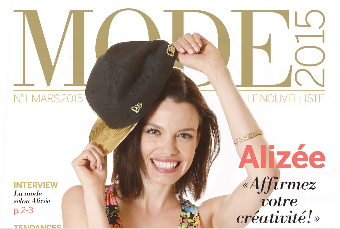 Alizée Gaillard en interview exclusive dans notre supplément mode.