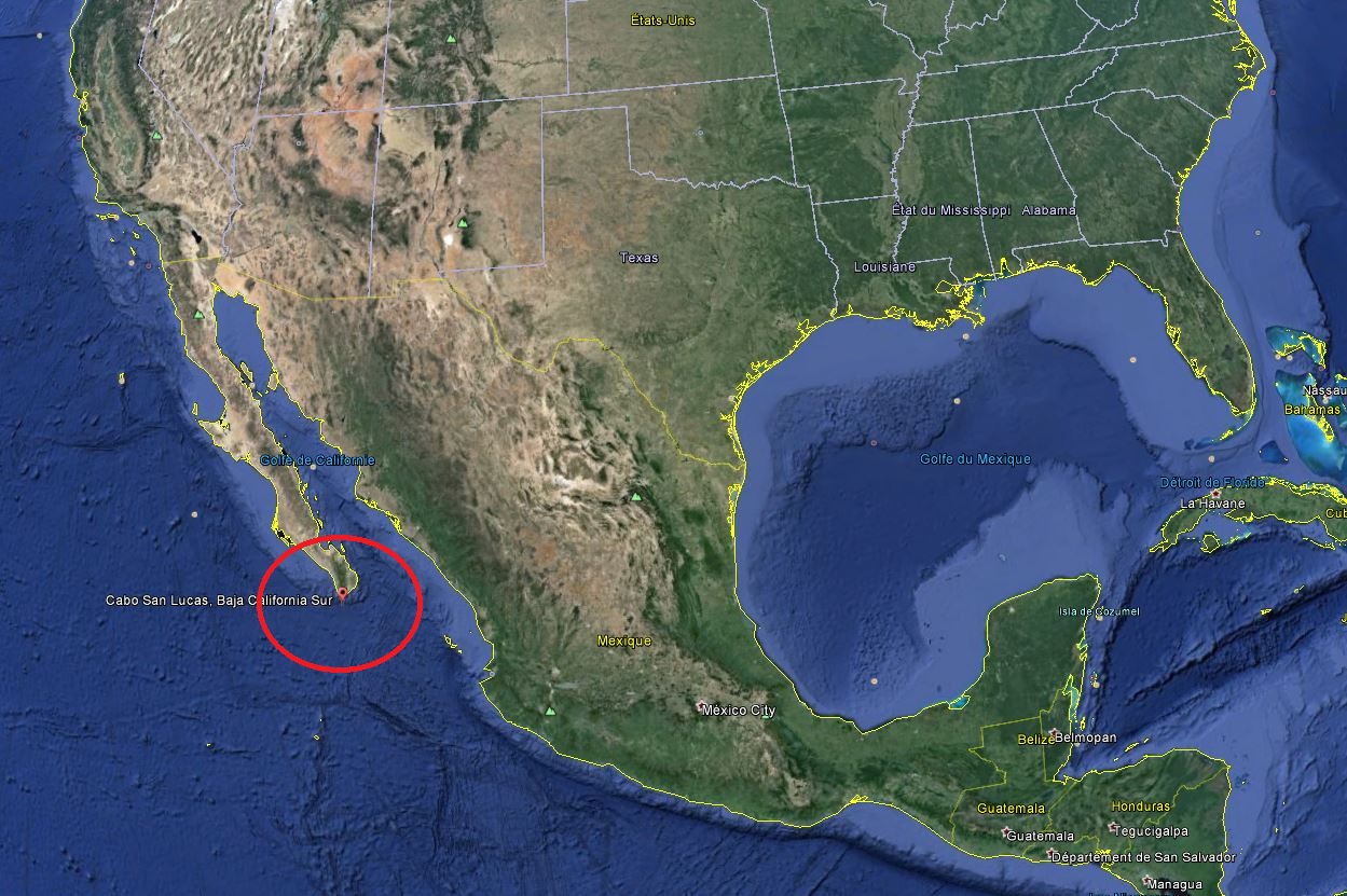 Le drame s'est produit mercredi, dans l'océan Pacifique, au large des côtes mexicaines.