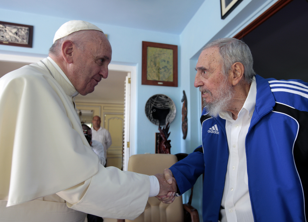 Le pape François a rencontré Fidel Castro.