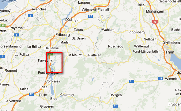 L'accident s'est produit sur le viaduc de la Gruyère entre Bulle et Fribourg. 