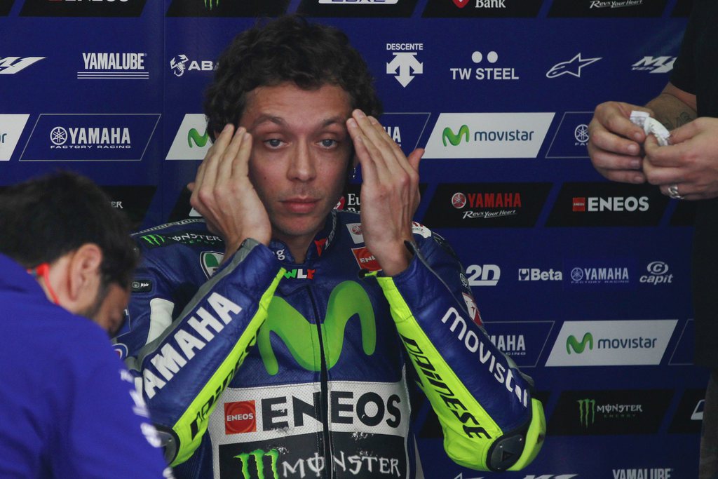 Sanctionné, Valentino Rossi devra s'élancer de la dernière position sur la grille lors du GP de Valence le 8 novembre.