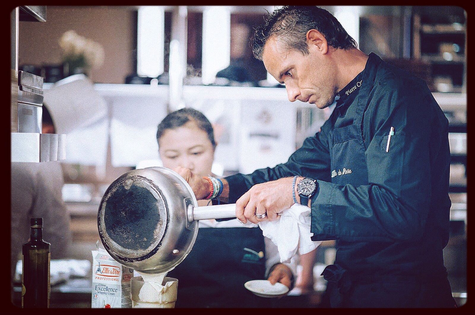 Pierre Crepaud, chef du restaurant Le Mont Blanc, LeCrans&Spa HÙtel ‡ Crans-Montana reÁoit sa premiËre Ètoile Michelin