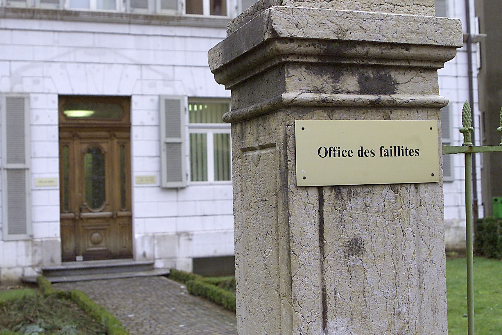 Office des faillites a La Chaux-de-Fonds.



Photo: Richard Leuenberger. FAILLITES