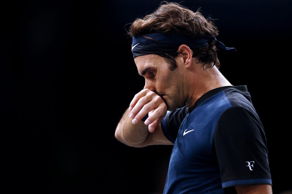 Coup d'arrêt pour Roger Federer après sa brillante victoire à Bâle.