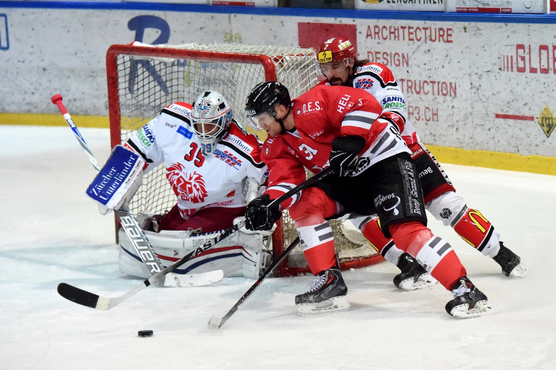 Martigny- 8 décembre 2015 - Match de Hockey HC Red Ice / EHC Winterthur - Balej Josef (Red Ice 31). photo: Sabine Papilloud RED3