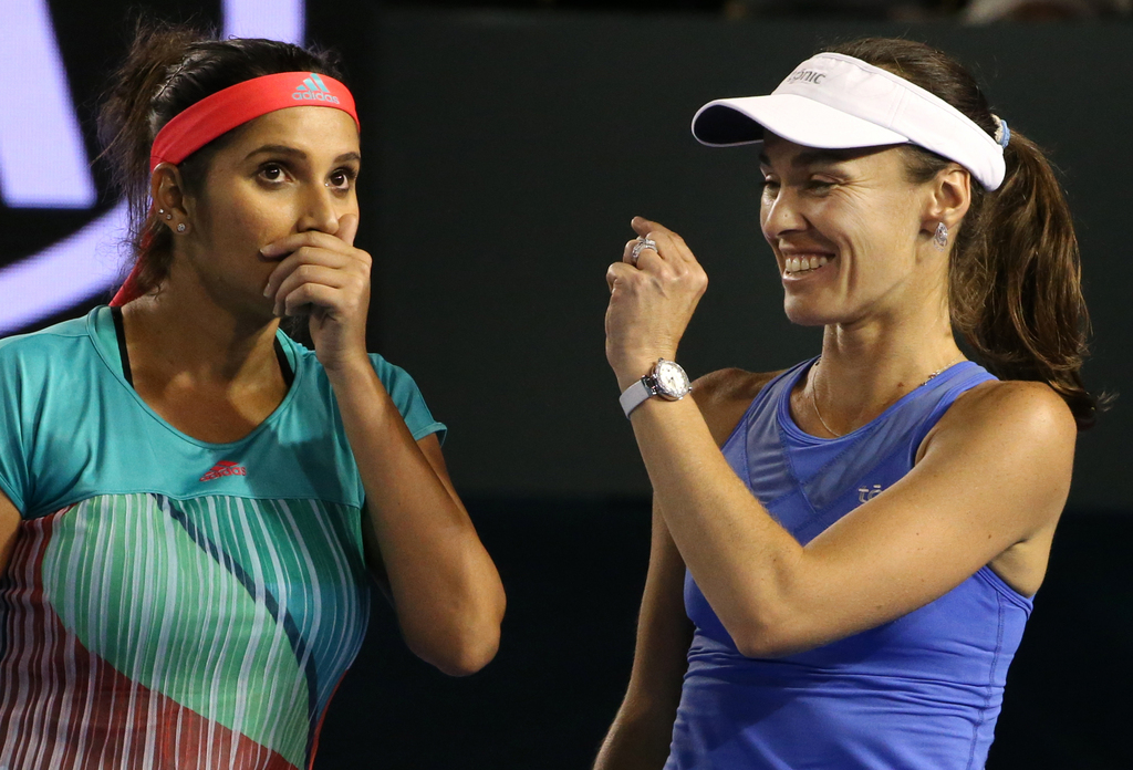 Martina Hingis et Sania Mirza n'ont pas eu à forcer leur talent pour se qualifier pour la finale.