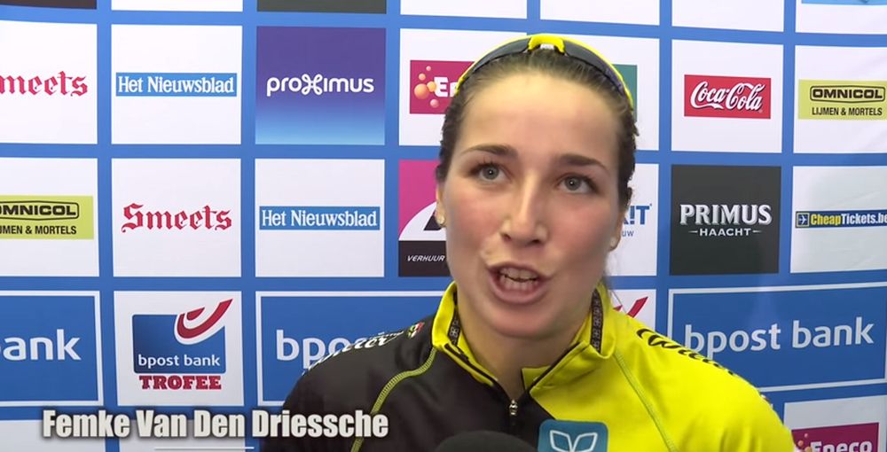 La Belge Femke Van den Driessche a été pincée aux championnats du monde de cyclocross à Heusden-Zolder.