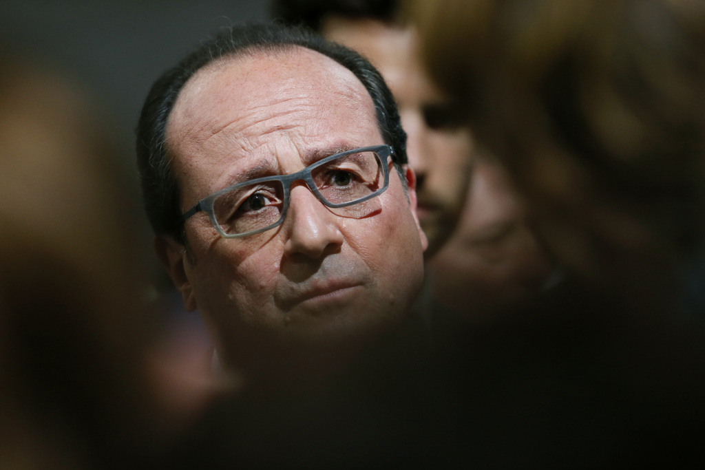 Selon le sondage, François Hollande recueillerait au mieux 15% des voix au premier tour si l'élection avait lieu dimanche.